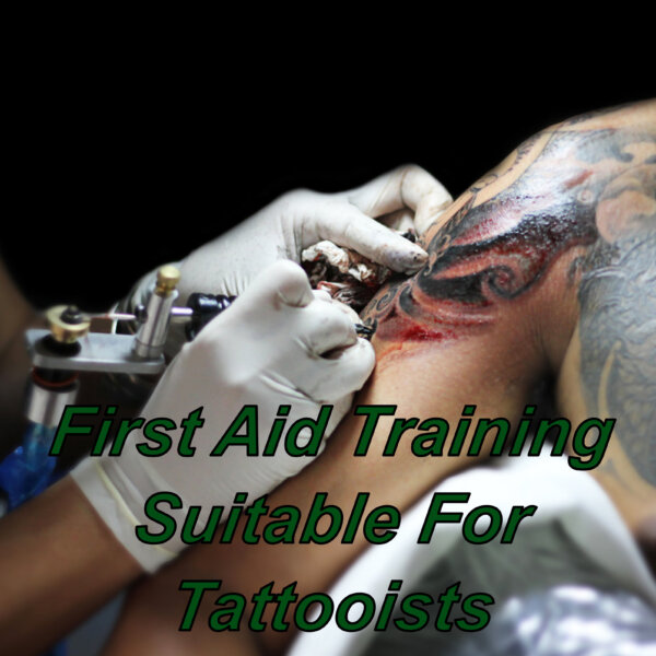 First aid training online suitable for tattooists and body piercing staff.